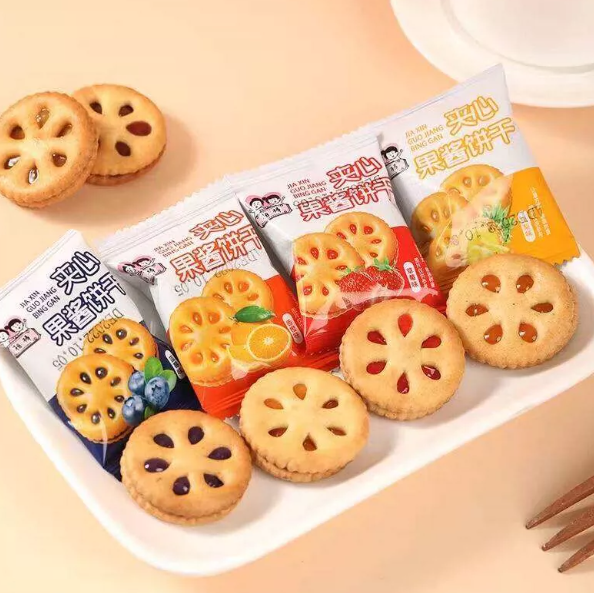 夹心饼干整箱老式怀旧营养早餐休闲散装零食多口味小吃食品